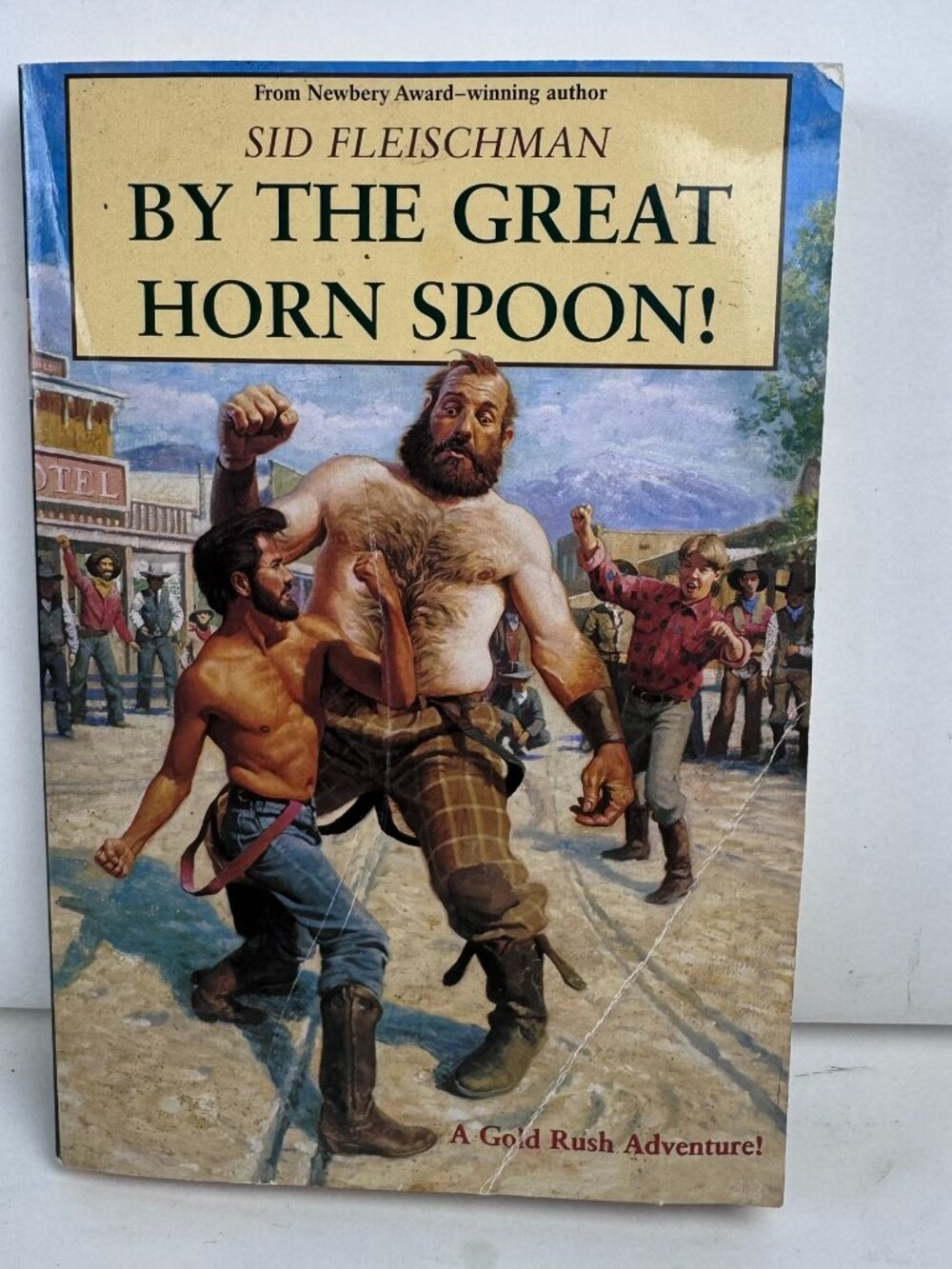 By The Great Horn Spoon Sid Fleischman Vintage Paperback Book 0316286125